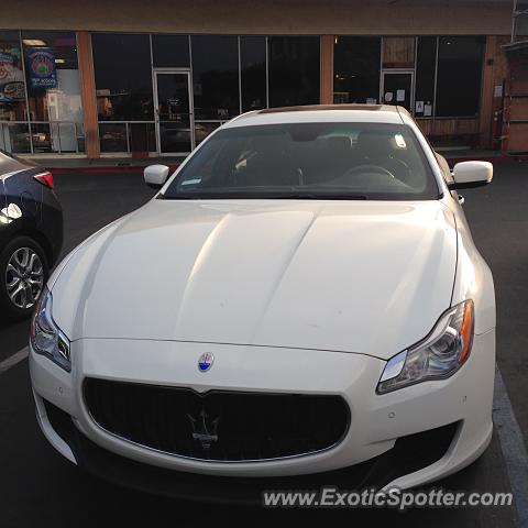 Maserati Quattroporte spotted in Arcadia, California