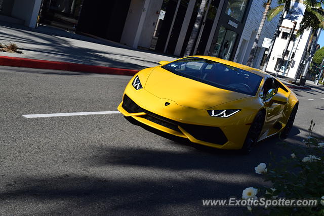 Lamborghini Huracan spotted in Beverly Hills, California