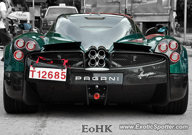 Pagani Huayra spotted in Hong Kong, China