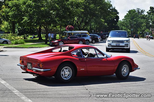 Ferrari 246 Dino spotted in Winnetka, Illinois