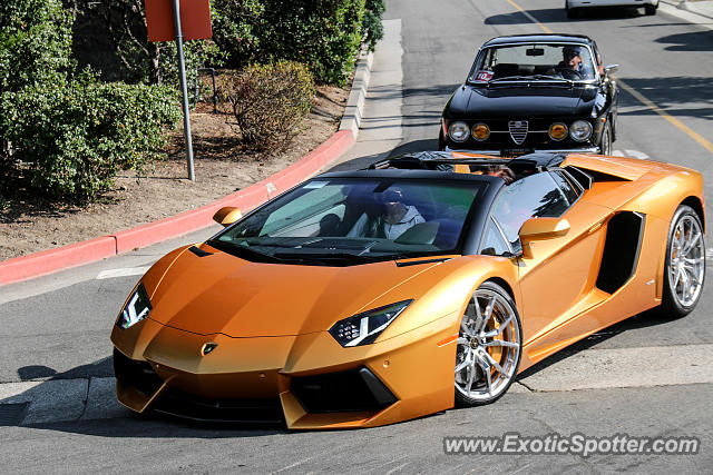 Lamborghini Aventador spotted in Monterey, California