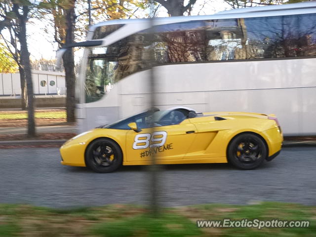 Lamborghini Gallardo spotted in Paris, France