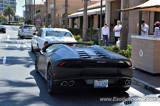 Lamborghini Huracan spotted in Newport Beach, California