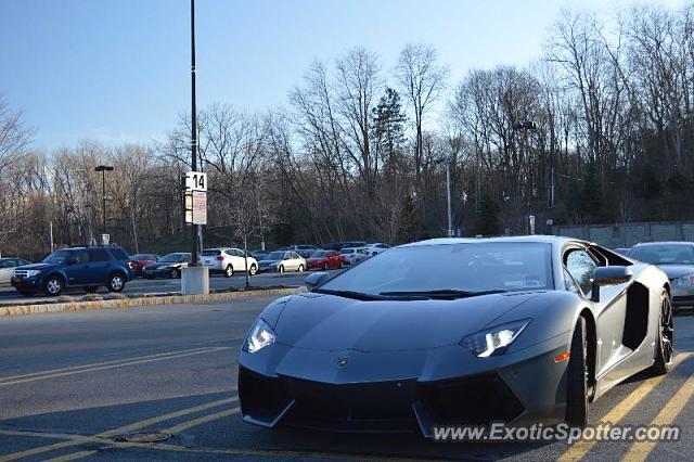 Lamborghini Aventador spotted in Pittsford, New York