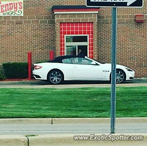 Maserati GranCabrio spotted in Grand Rapids, Michigan