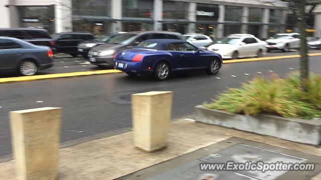 Bentley Continental spotted in Bellevue, Washington