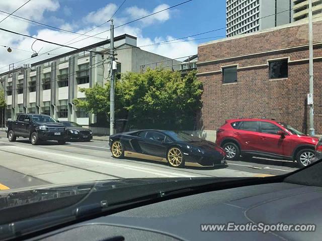 Lamborghini Aventador spotted in Melbourne, Australia