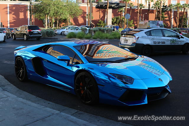 Lamborghini Aventador spotted in Las Vegas, Nevada