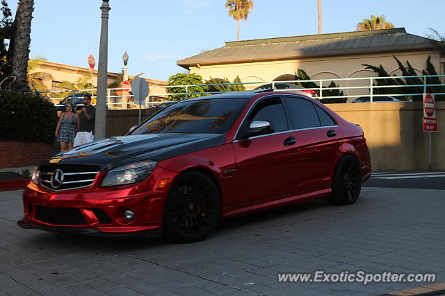 Mercedes C63 AMG Black Series spotted in La Jolla, California