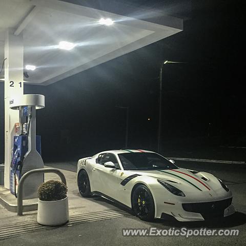 Ferrari F12 spotted in Newtown, Connecticut