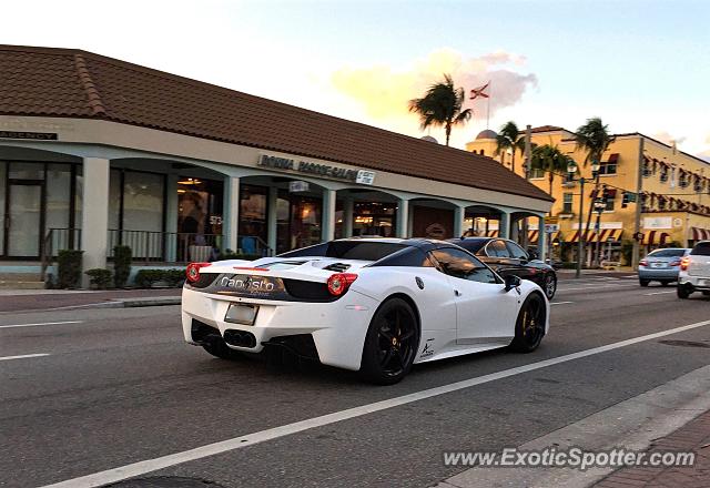 Ferrari 458 Italia spotted in Delray Beach, Florida