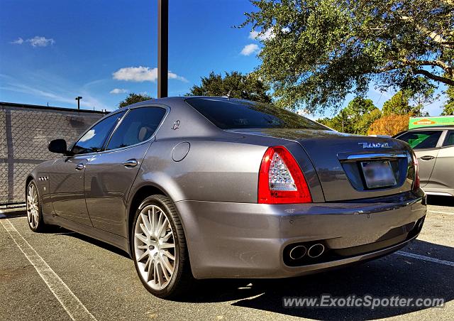 Maserati Quattroporte spotted in Bay Lake, Florida