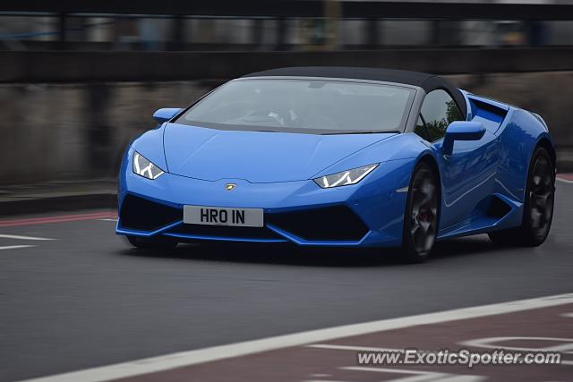 Lamborghini Huracan spotted in London, United Kingdom