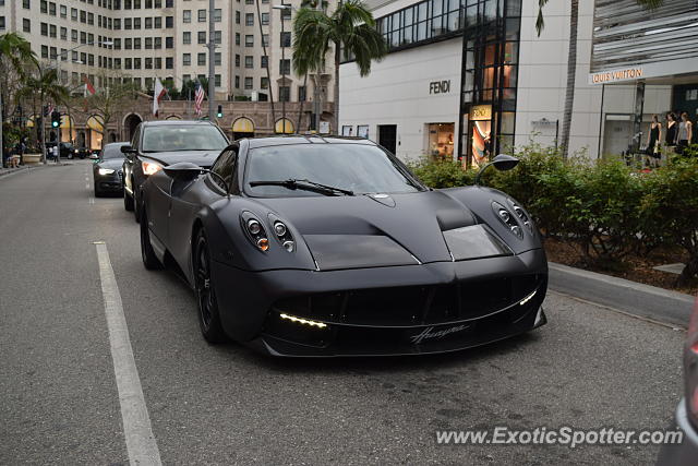 Pagani Huayra spotted in Beverly Hills, California