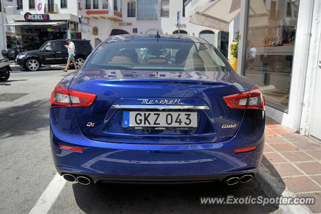 Maserati Ghibli spotted in Puerto Banus, Spain