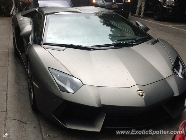 Lamborghini Aventador spotted in Mexico City, Mexico