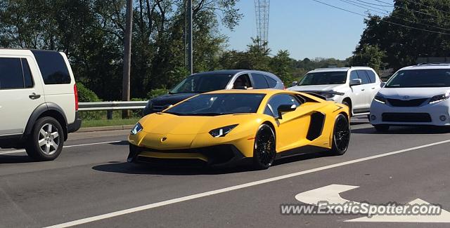 Lamborghini Aventador spotted in Nashville, Tennessee