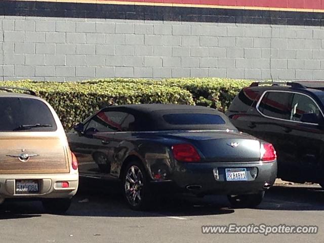 Bentley Continental spotted in Pasadena, California