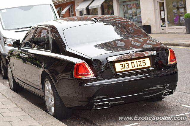 Rolls-Royce Ghost spotted in London, United Kingdom