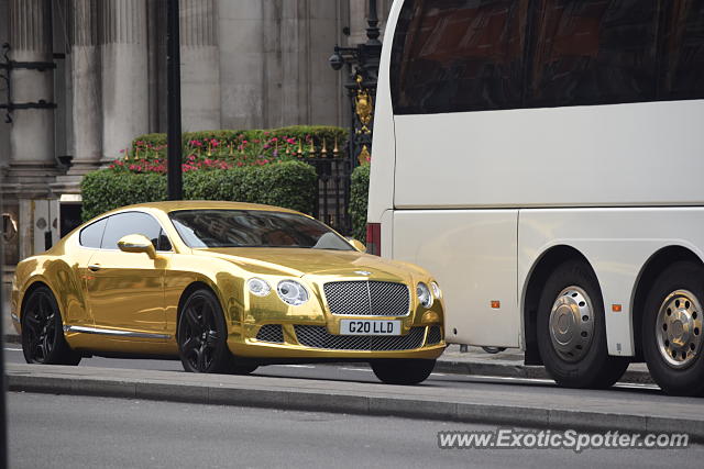 Bentley Continental spotted in London, United Kingdom