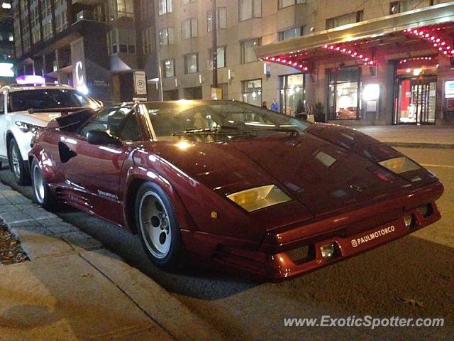 Lamborghini Countach spotted in Montreal, Canada