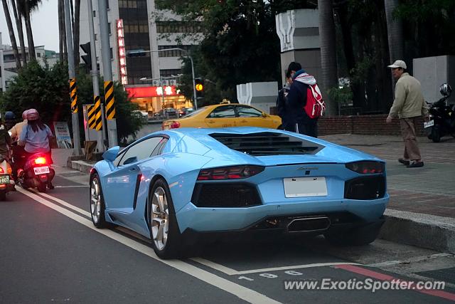 Lamborghini Aventador spotted in Tainan, Taiwan