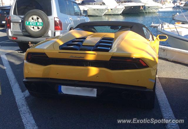 Lamborghini Aventador spotted in Marbella, Spain