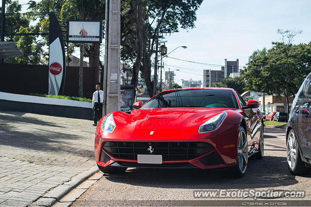 Ferrari F12 spotted in Curitiba, Brazil