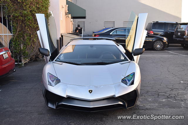 Lamborghini Aventador spotted in Beverly Hills, California