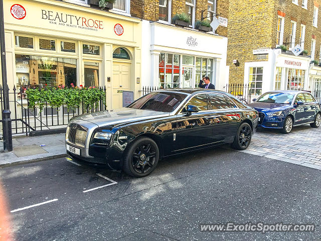 Rolls-Royce Ghost spotted in London, United Kingdom