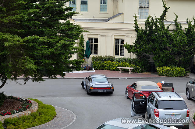 Porsche 959 spotted in Pebble Beach, California