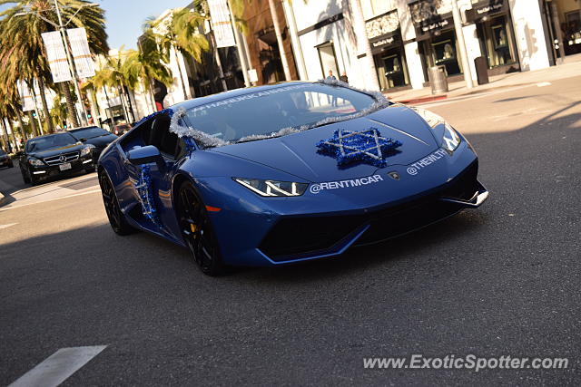 Lamborghini Huracan spotted in Beverly Hills, California