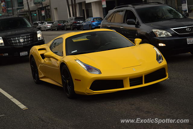 Ferrari 488 GTB spotted in Beverly Hills, California