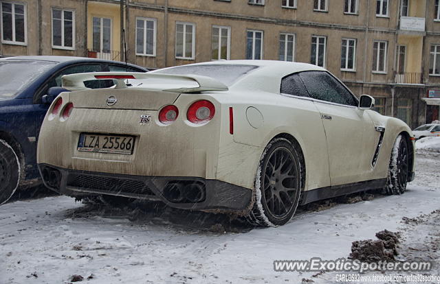 Nissan GT-R spotted in Warsaw, Poland