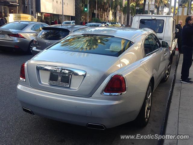 Rolls-Royce Wraith spotted in Beverly Hills, California