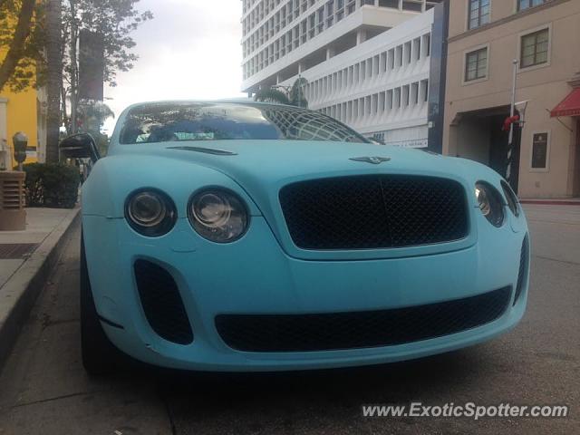 Bentley Continental spotted in Beverly Hills, California