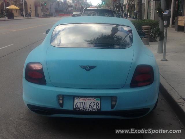 Bentley Continental spotted in Beverly Hills, California