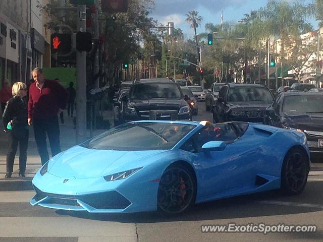 Lamborghini Huracan spotted in Beverly Hills, California