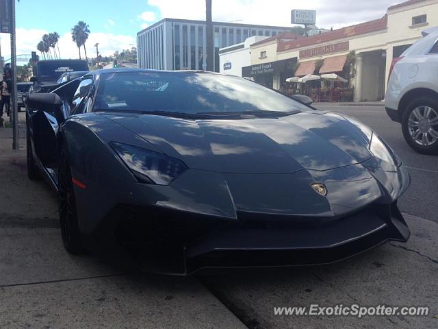 Lamborghini Aventador spotted in Hollywood, California