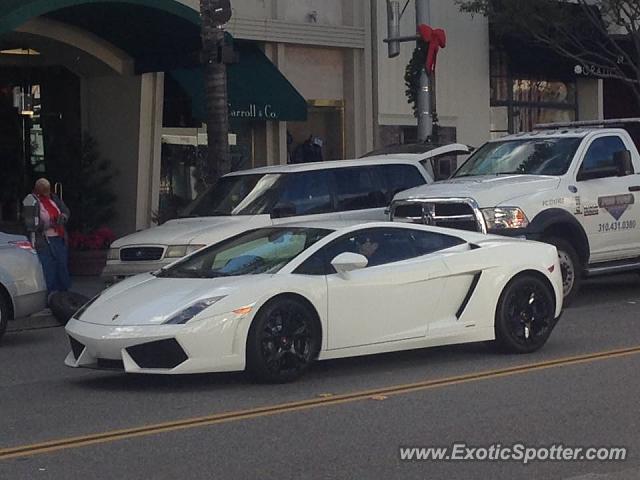 Lamborghini Gallardo spotted in Beverly Hills, California