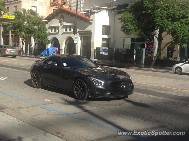 Mercedes AMG GT spotted in Hollywood, California