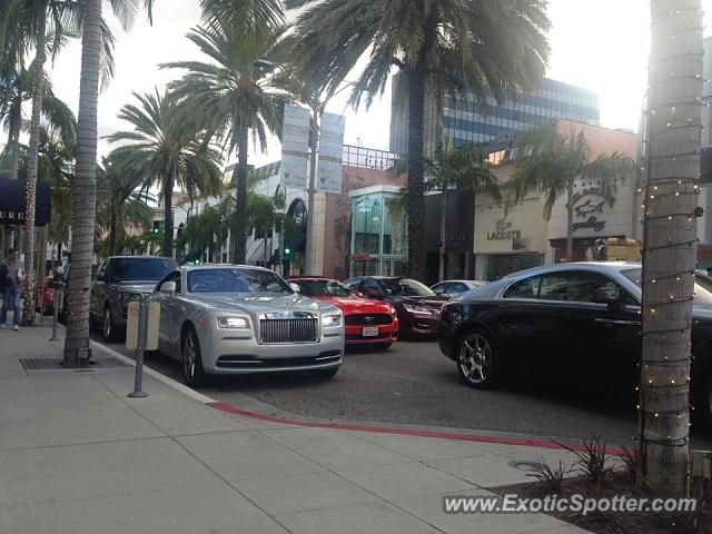 Rolls-Royce Wraith spotted in Beverly Hills, California