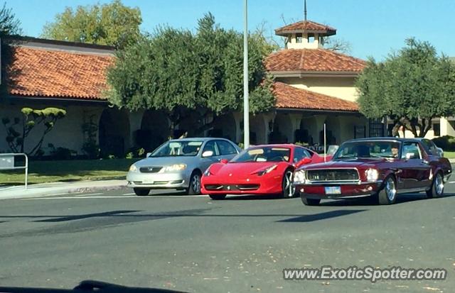 Ferrari 458 Italia spotted in San Jose, California