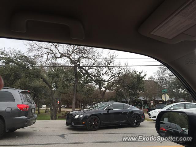 Bentley Continental spotted in Austin, Texas