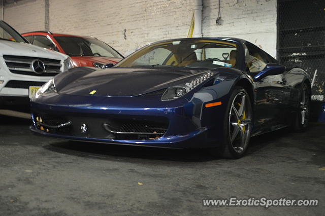 Ferrari 458 Italia spotted in Manhattan, New York