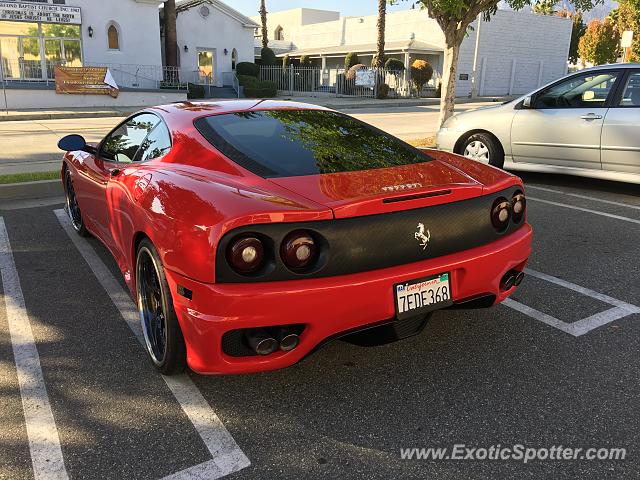 Ferrari 360 Modena spotted in Monrovia, California