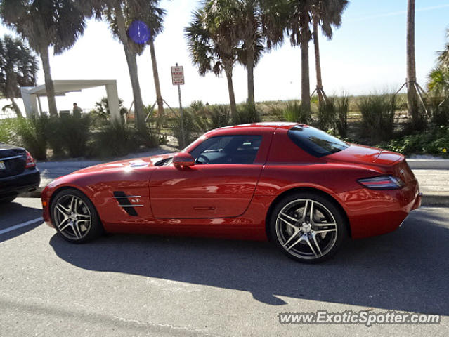 Mercedes SLS AMG spotted in Siesta Key, Florida
