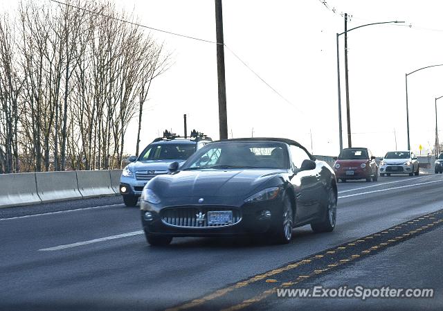 Maserati GranCabrio spotted in Portland, Oregon