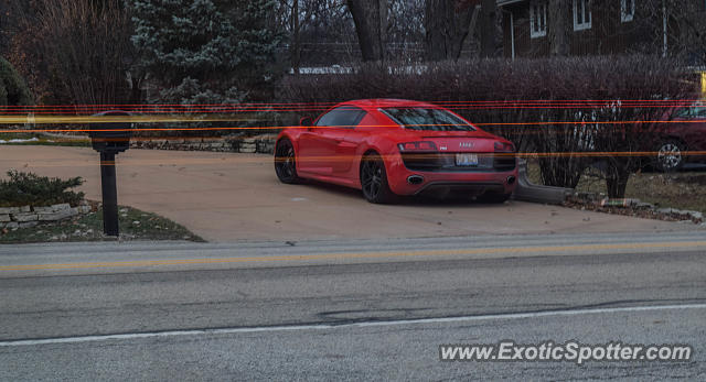 Audi R8 spotted in Downers Grove, Illinois