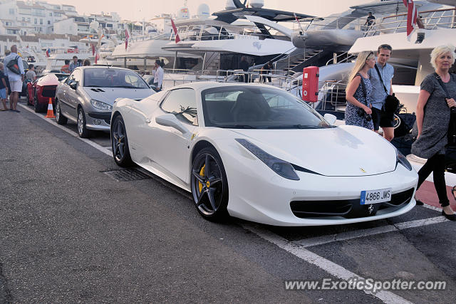 Ferrari 458 Italia spotted in Puerto Banus, Spain